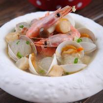 北極蝦蛤蜊冬瓜湯的做法