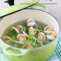 青蘿卜蛤蜊湯的做法