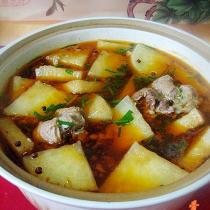 蘿卜連鍋湯的做法